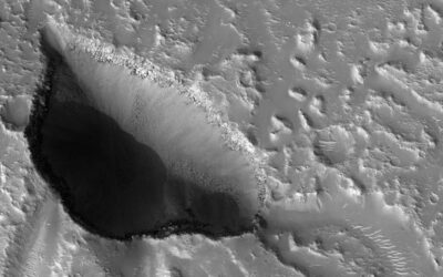 Hallan las primeras cuevas formadas por agua en Marte con potencial para albergar vida