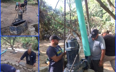 Rehabilitación de obra de captación de agua en Nueva Segovia