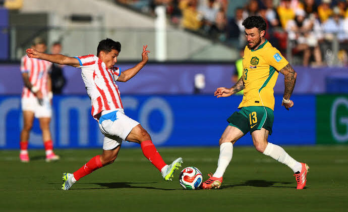 Empate sin goles entre Paraguay y Australia en un partido muy cerrado