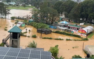 Fuertes inundaciones y deslizamientos de tierra en Sri Lanka