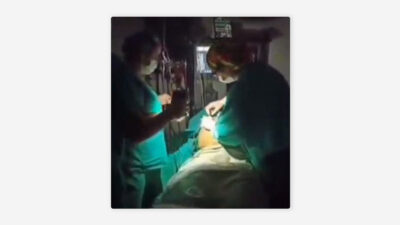 Apagón deja a médicos operando con la luz de sus teléfonos