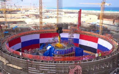 El Dabaa, primera planta nuclear de Egipto que Rusia está construyendo