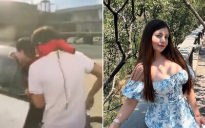 Influencer mexicana graba su secuestro desde su Cybertruck