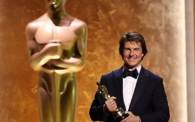 Tom Cruise recibe su primer Oscar